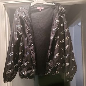 Guess zip up hoodie